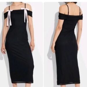 NWOT Wild Fable Mesh Maxi Dress in Black